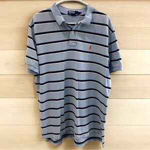Polo by Ralph Lauren Men's two toned Blue Striped Polo Shirt XL